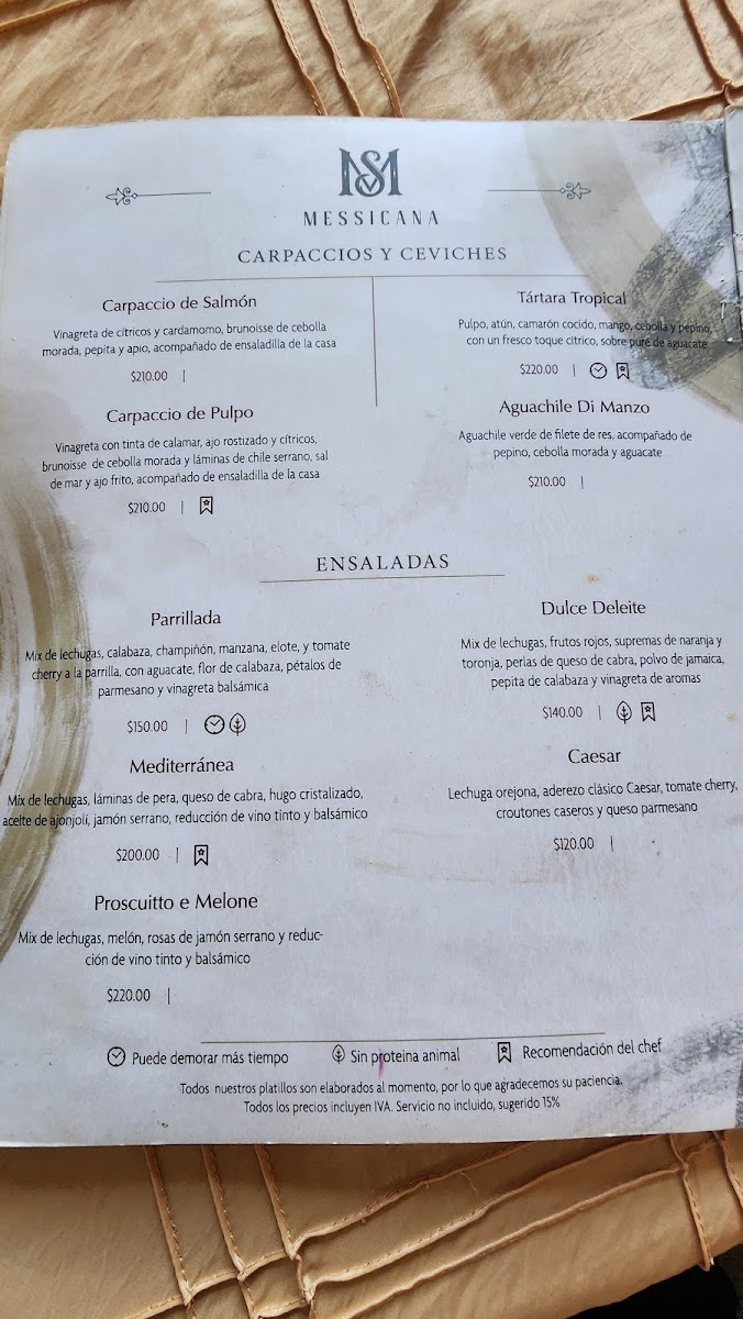 messicana Menu - Image 2