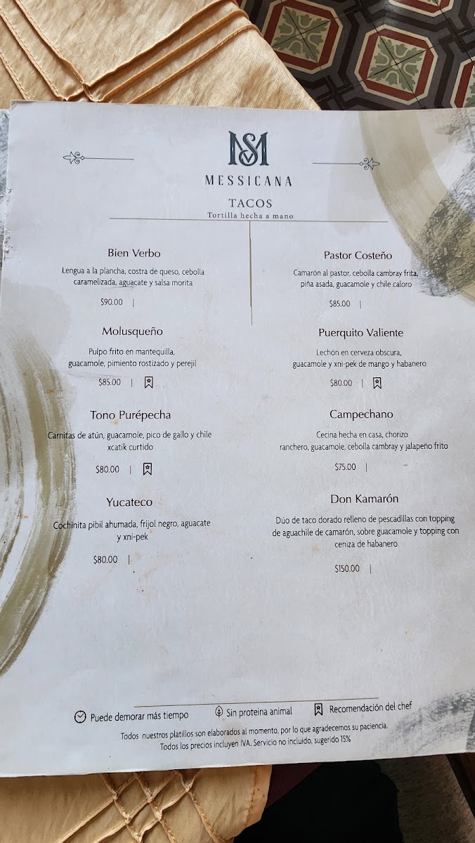 messicana Menu - Image 3